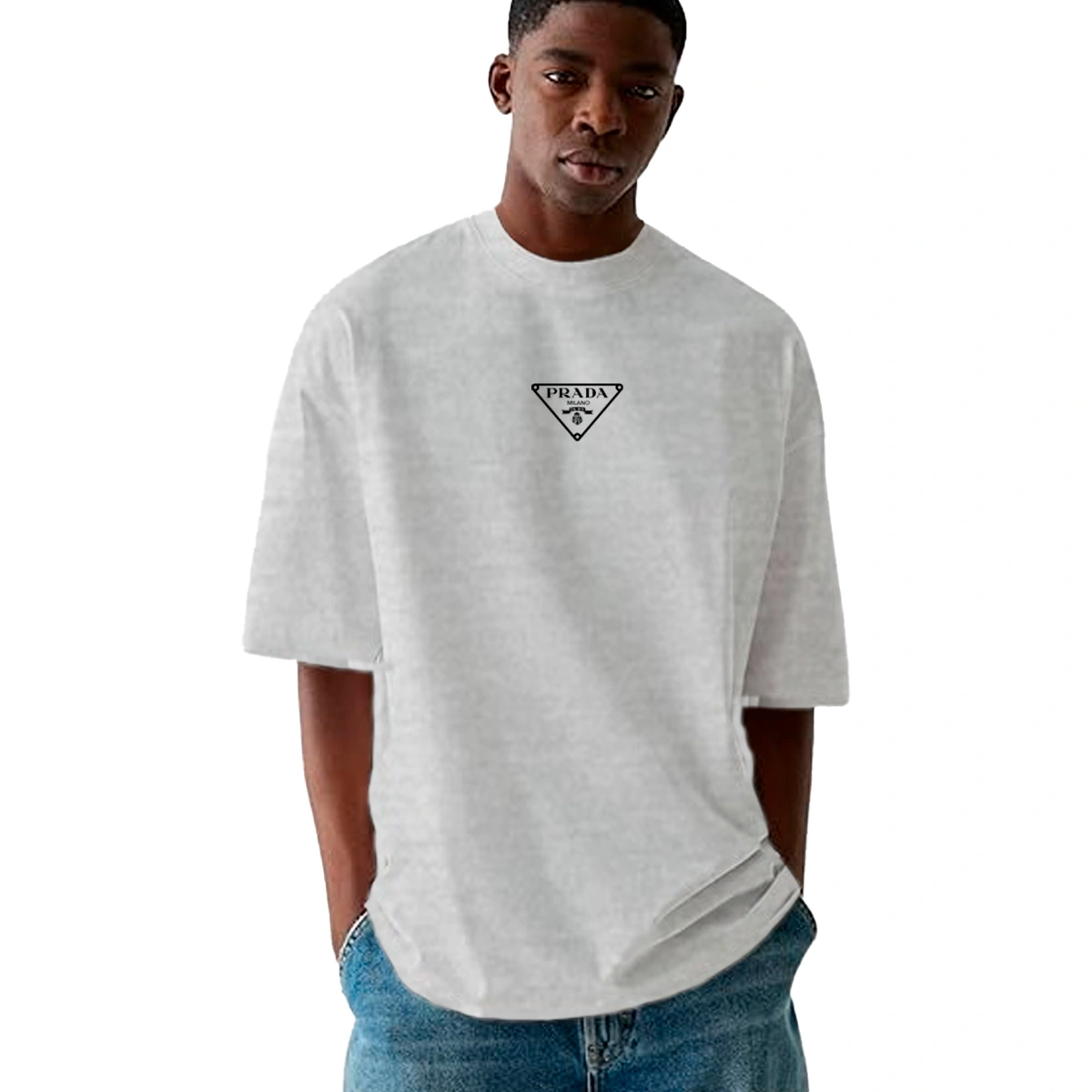 Camiseta Masculina Oversized Prada - Imagem 5