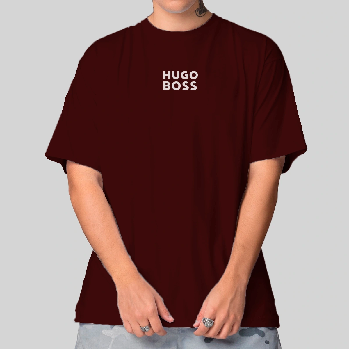 Camiseta Masculina Oversized Hugo Boss - Imagem 15