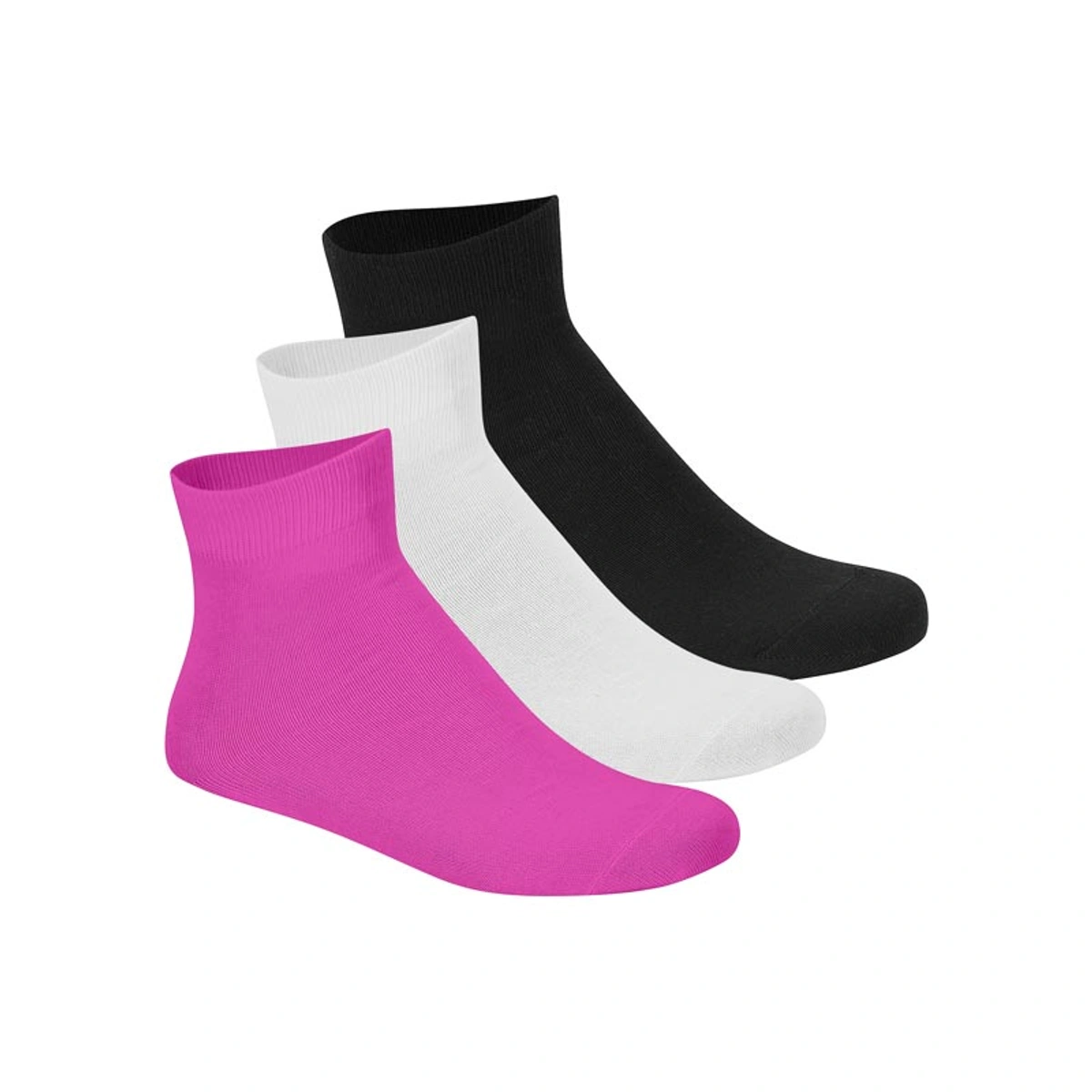 Kit 3 Pares De Meias Moleca Cano Curto - Imagem 2