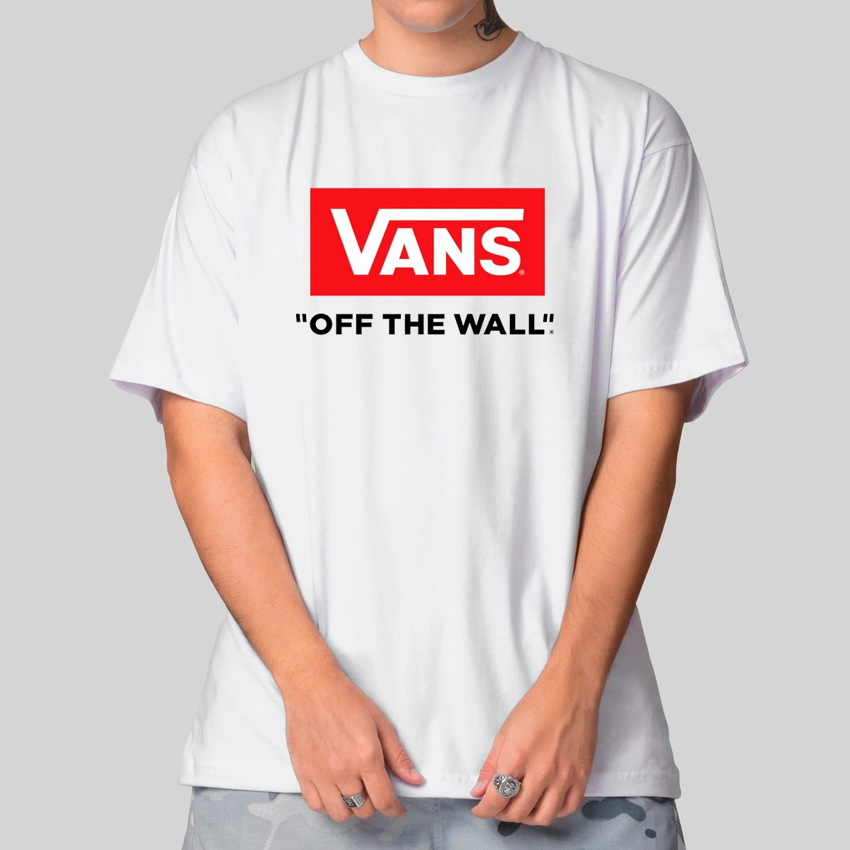 Camiseta Masculina Oversized Vans Off The Wall - Imagem 4