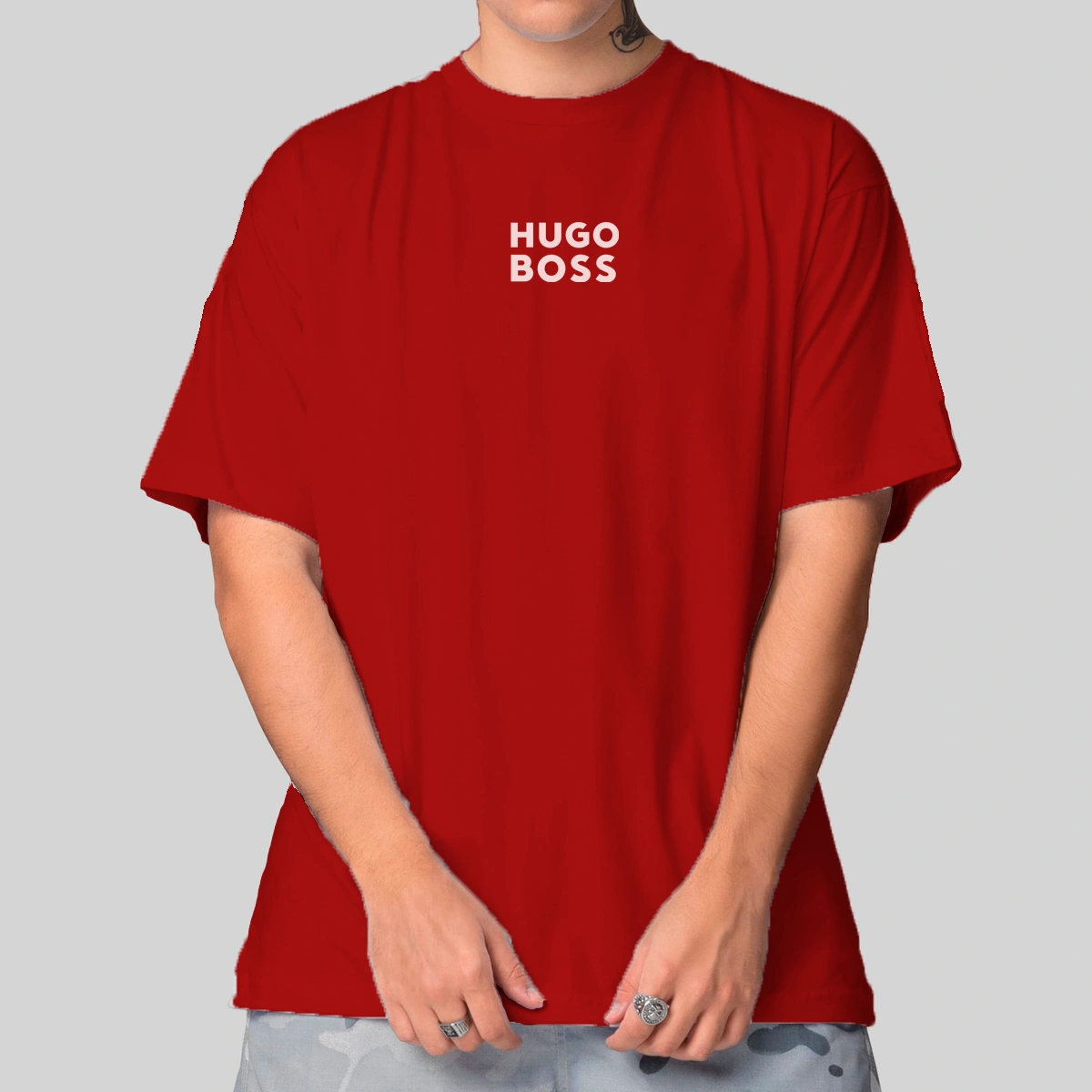 Camiseta Masculina Oversized Hugo Boss - Imagem 10
