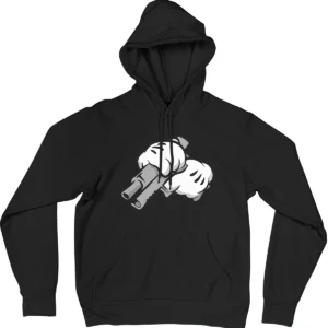 Blusa Moletom Gloves And Gun Com Capuz